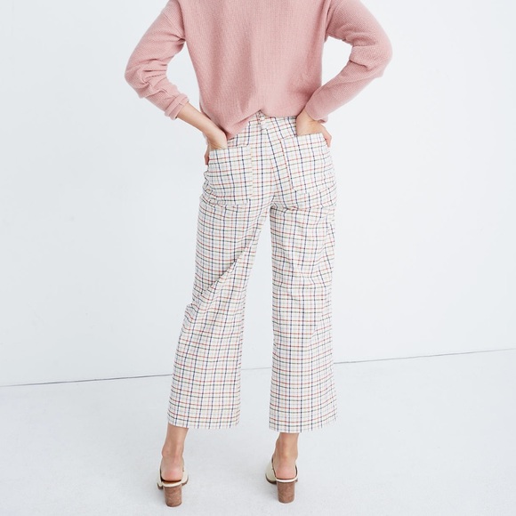 Madewell Pants - Madewell | Emmett Wide-Leg Crop
